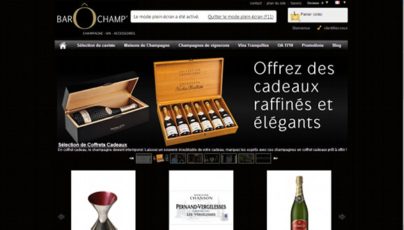 barochamp - vente de champagne et de vin sur internet